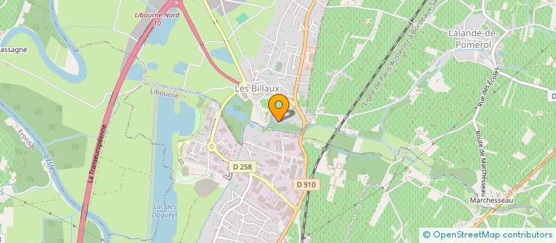 localisation de l'entreprise SCI ISAJO  LES BILLAUX