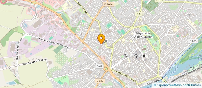 localisation de l'entreprise SCI ISAKA  SAINT-QUENTIN