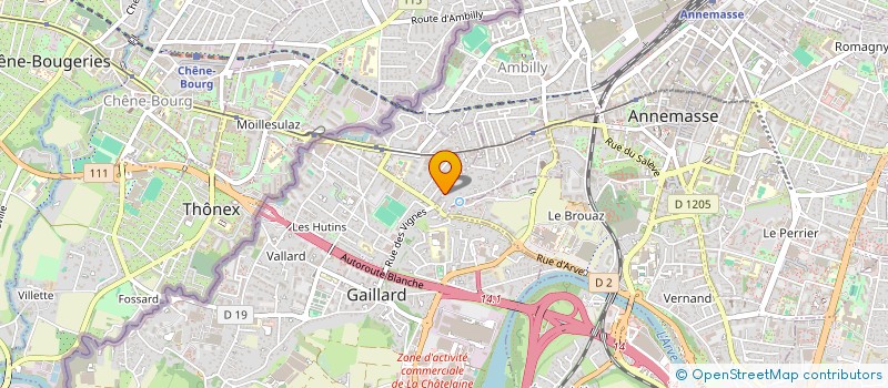 localisation de l'entreprise SCI ISAL  AMBILLY