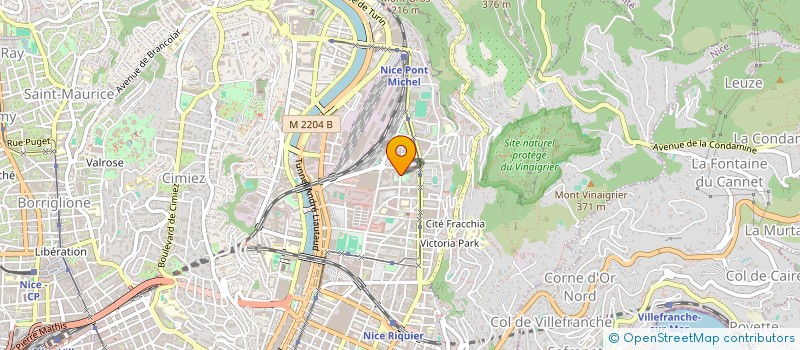 localisation de l'entreprise SCI ISAL à NICE