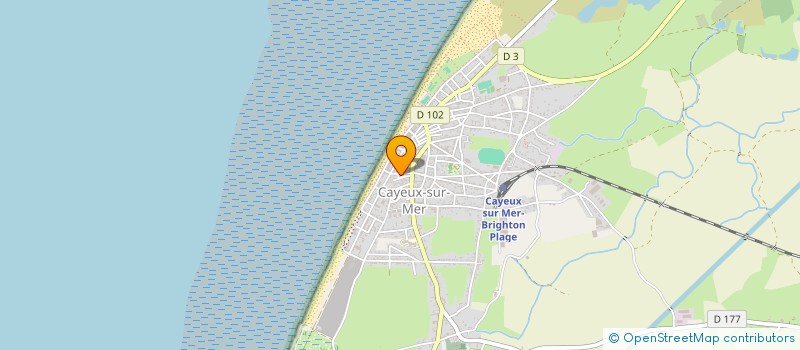 localisation de l'entreprise SCI ISALAIN à CAYEUX-SUR-MER