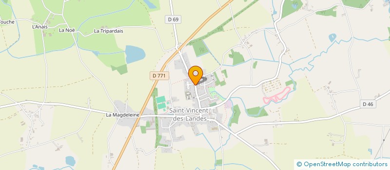 localisation de l'entreprise SCI ISALAND  SAINT-VINCENT-DES-LANDES