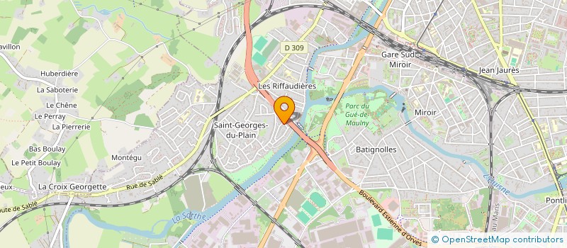 localisation de l'entreprise SCI ISALAU  LE MANS