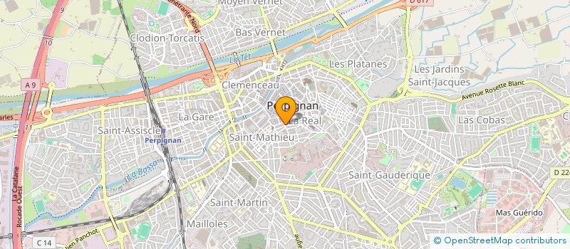 localisation de l'entreprise SCI ISALAUR à PERPIGNAN