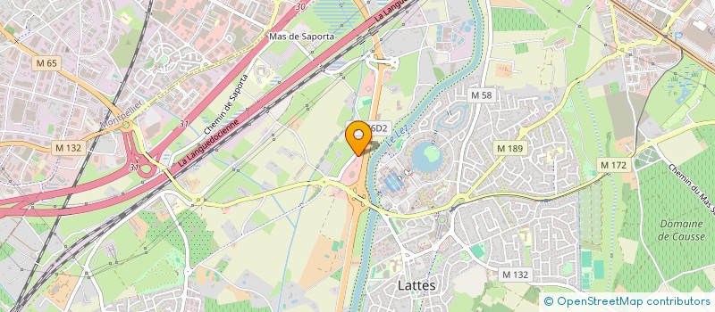 localisation de l'entreprise SCI ISALES à LATTES