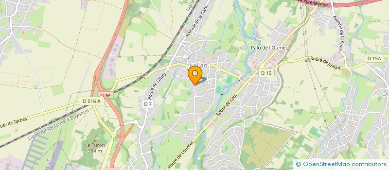 localisation de l'entreprise SCI ISALEX  JUILLAN