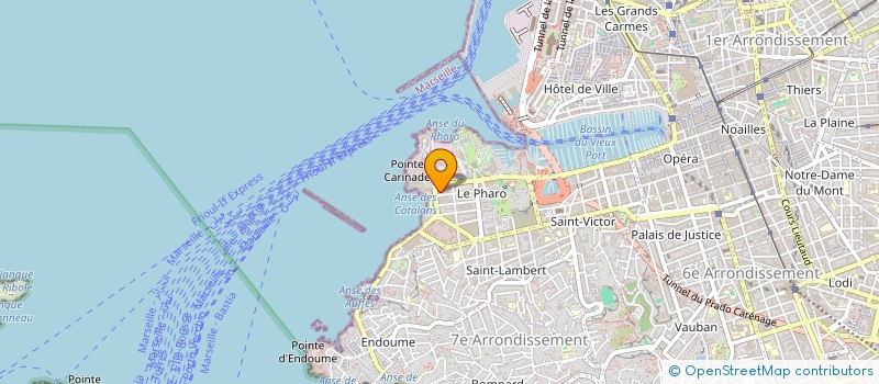 localisation de l'entreprise SCI ISALO à MARSEILLE