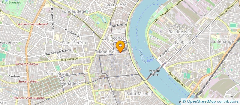 localisation de l'entreprise SCI ISALOMA  BORDEAUX