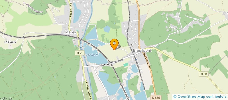 localisation de l'entreprise SCI ISALOU  BREUILPONT