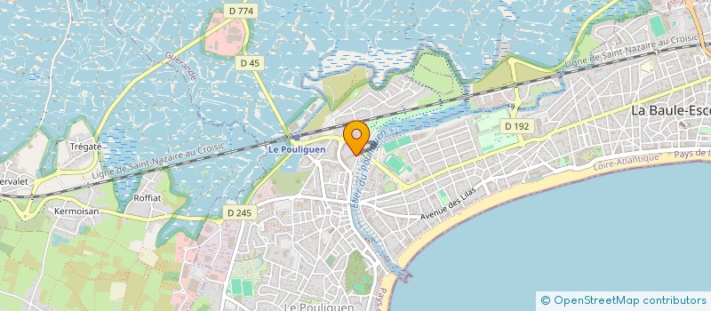 localisation de l'entreprise SCI ISALPEJE  LE POULIGUEN