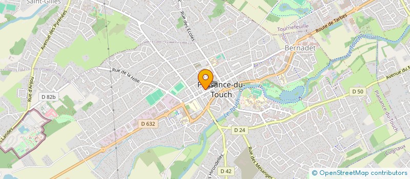 localisation de l'entreprise SCI ISALU  PLAISANCE-DU-TOUCH