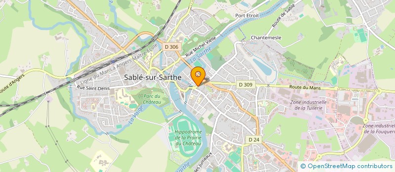 localisation de l'entreprise SCI ISALUC  SABLE-SUR-SARTHE