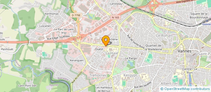 localisation de l'entreprise SCI ISALYANE à VANNES