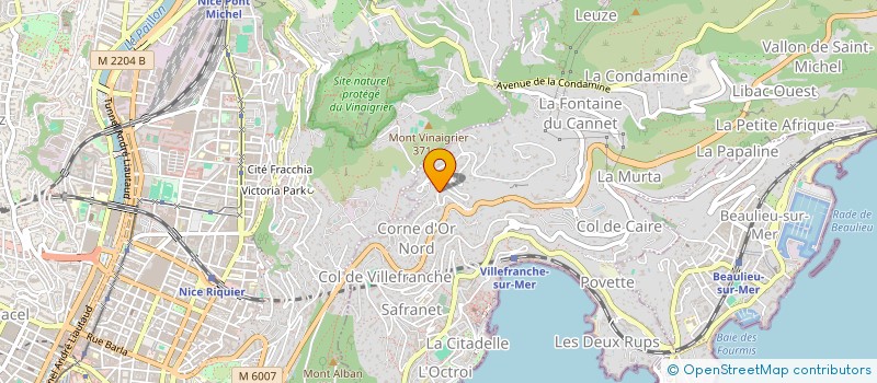 localisation de l'entreprise SCI ISAMAR à VILLEFRANCHE-SUR-MER