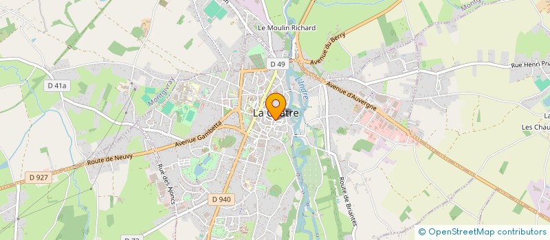 localisation de l'entreprise SCI ISAMAR à LA CHATRE