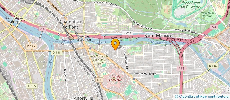 localisation de l'entreprise SCI ISAMAR à MAISONS-ALFORT