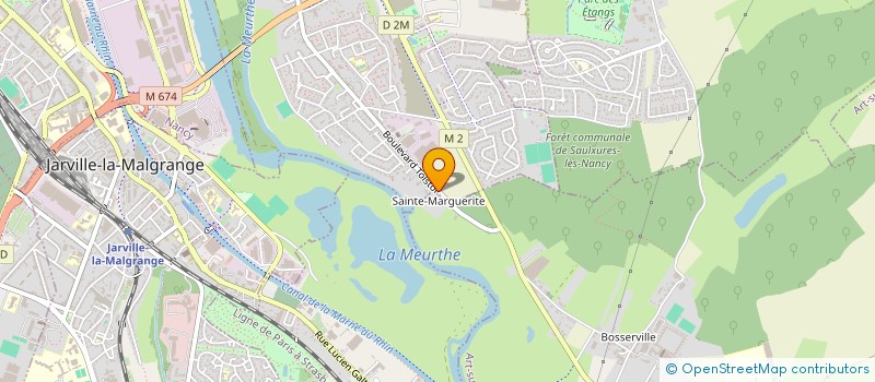 localisation de l'entreprise SCI ISAMATEMM  ART-SUR-MEURTHE