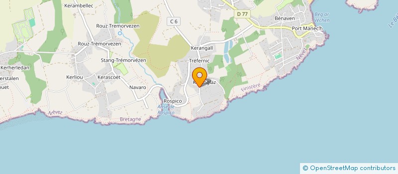 localisation de l'entreprise SCI ISAMBARD  NEVEZ