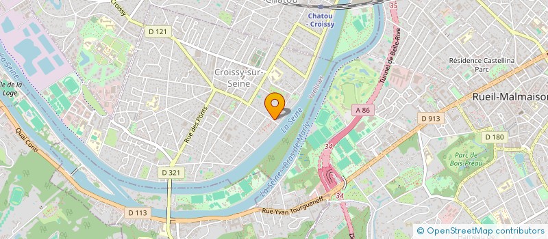 localisation de l'entreprise SCI ISAMI JOFFRE  CROISSY-SUR-SEINE