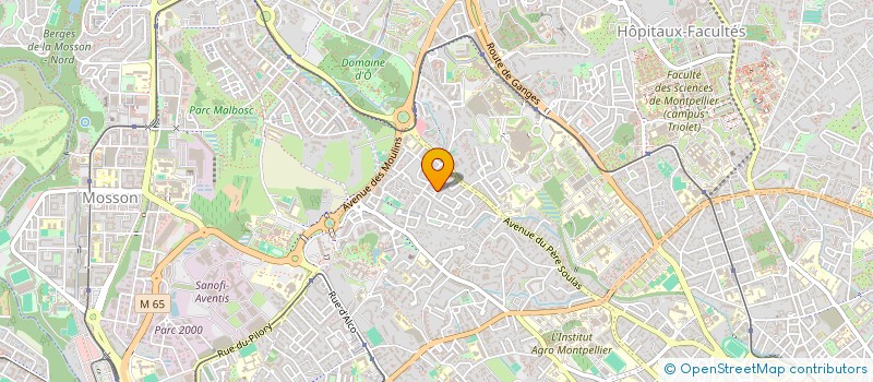 localisation de l'entreprise SCI ISAN à MONTPELLIER