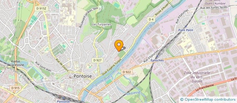 localisation de l'entreprise SCI ISANCE  PONTOISE