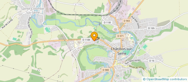 localisation de l'entreprise SCI ISANE  CHATILLON-SUR-SEINE