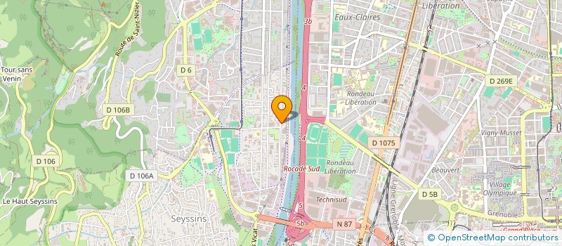 localisation de l'entreprise SCI ISANES à SEYSSINS