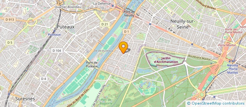 localisation de l'entreprise SCI ISANIE à NEUILLY-SUR-SEINE