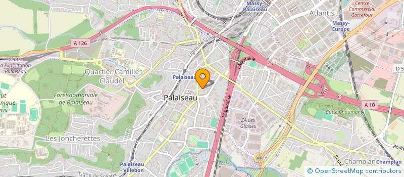 localisation de l'entreprise SCI ISANOL à PALAISEAU