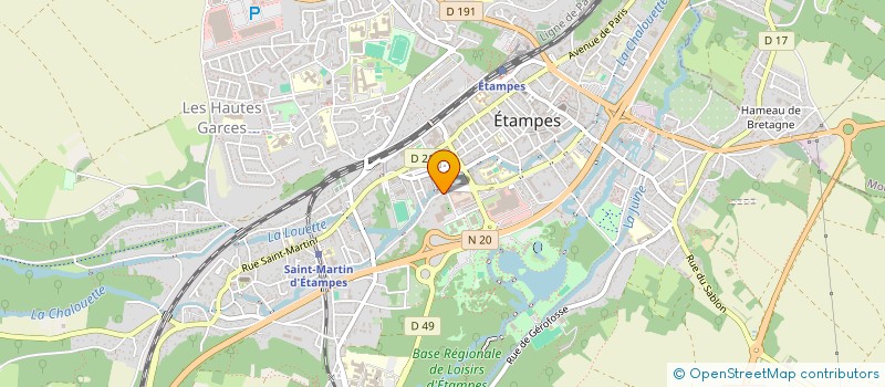 localisation de l'entreprise SCI ISAPHI  ETAMPES