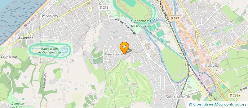localisation de l'entreprise SCI ISAPHI à DEAUVILLE