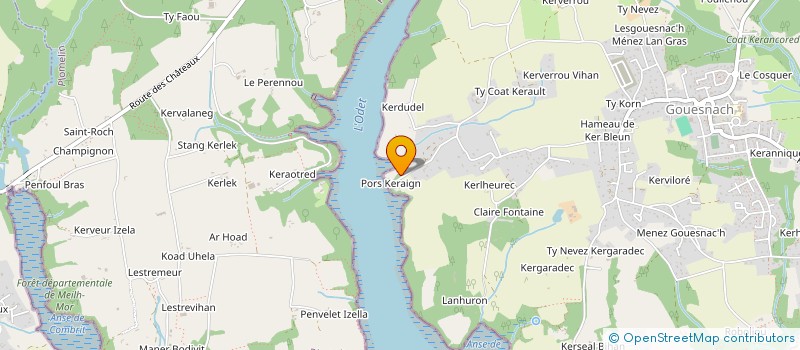 localisation de l'entreprise SCI ISAPHIL  GOUESNACH