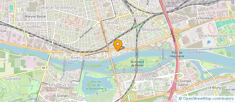localisation de l'entreprise SCI ISAPHIL  TOURS