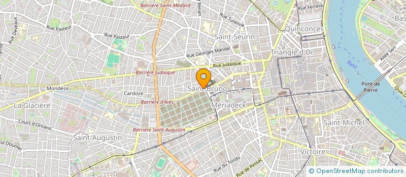 localisation de l'entreprise SCI ISARA  BORDEAUX