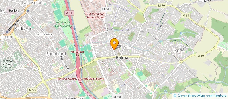 localisation de l'entreprise SCI ISAREM  QUINT-FONSEGRIVES