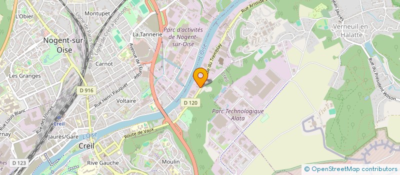 localisation de l'entreprise SCI ISARIENNE  SAINT-ALBAN-LEYSSE