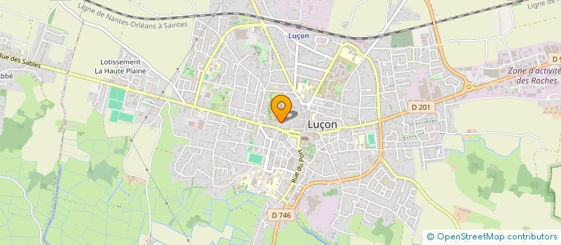 localisation de l'entreprise SCI ISAROC  LUCON