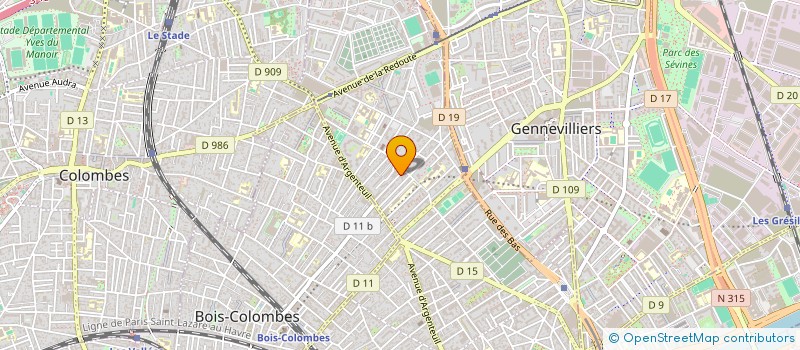 localisation de l'entreprise SCI ISARYV à ASNIERES-SUR-SEINE