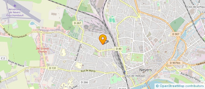 localisation de l'entreprise SCI ISASAND 85 à NEVERS