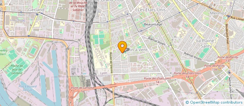 localisation de l'entreprise SCI ISASEV  VENISSIEUX