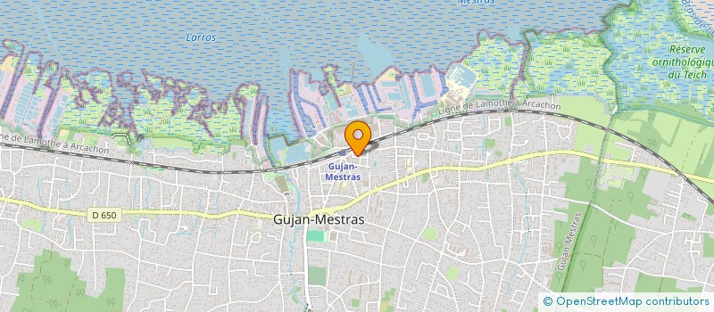localisation de l'entreprise SCI ISATHOA  GUJAN-MESTRAS