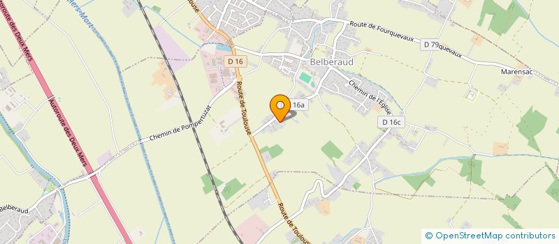 localisation de l'entreprise SCI ISATIS  ESPANES