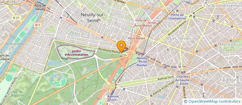 localisation de l'entreprise SCI ISAUDIA à NEUILLY-SUR-SEINE