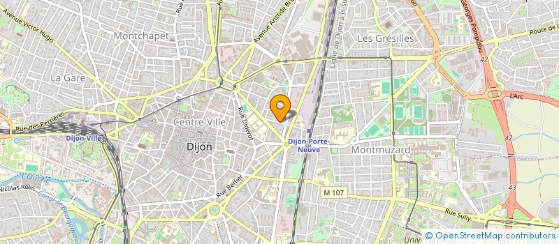 localisation de l'entreprise SCI ISAURA à DIJON