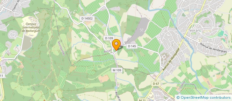 localisation de l'entreprise SCI ISAURE  ASSAS