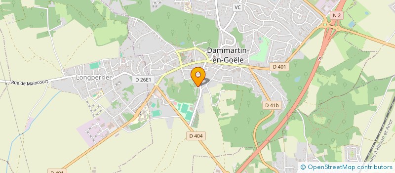 localisation de l'entreprise SCI ISAURORE  DAMMARTIN-EN-GOELE