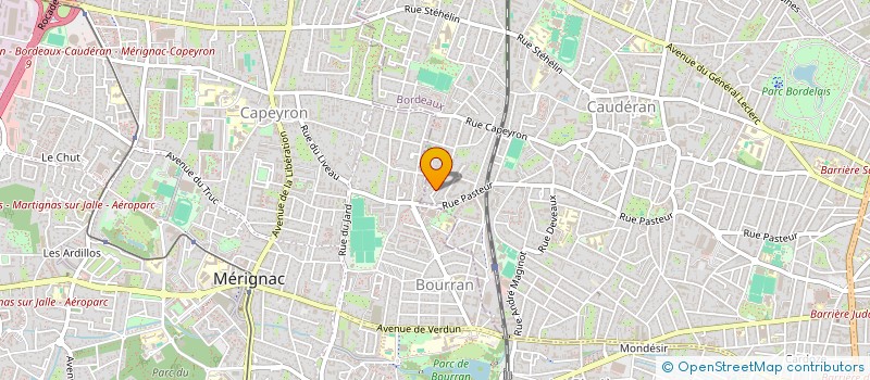 localisation de l'entreprise SCI ISAVAL  BORDEAUX