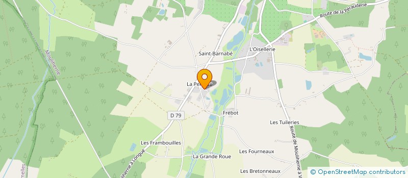 localisation de l'entreprise SCI ISAVAL  MOULIHERNE