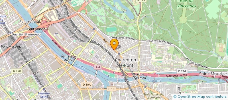 localisation de l'entreprise SCI ISAVIC  CHARENTON-LE-PONT