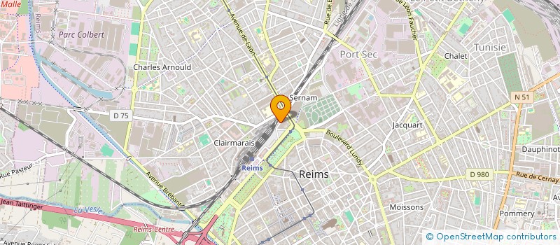 localisation de l'entreprise SCI ISAVITO  REIMS